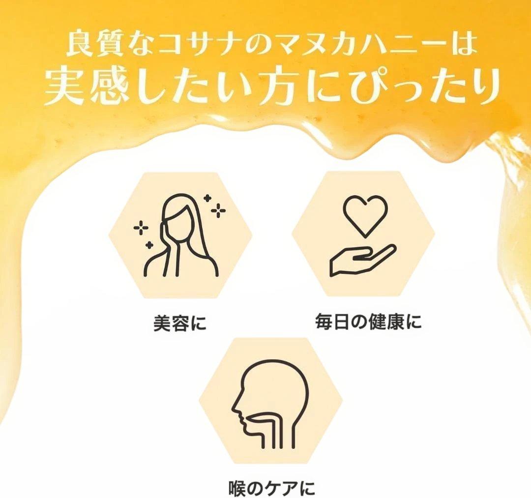 新品2個セット★Cosana マヌカハニー MGO100+ 5g×5包×12個