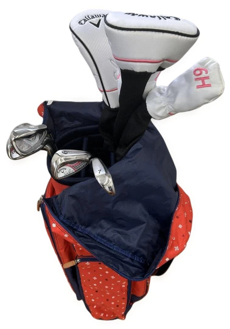 キャロウェイ ソレイユ レディース クラブ8本セット バック付き