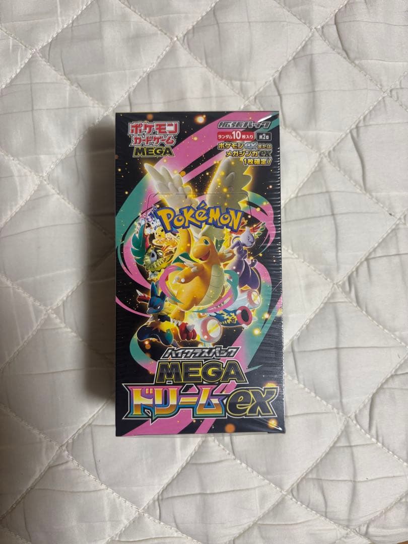 未開封新品シュリンク付き　ポケモンカードゲーム MEGAドリームex 1BOX
