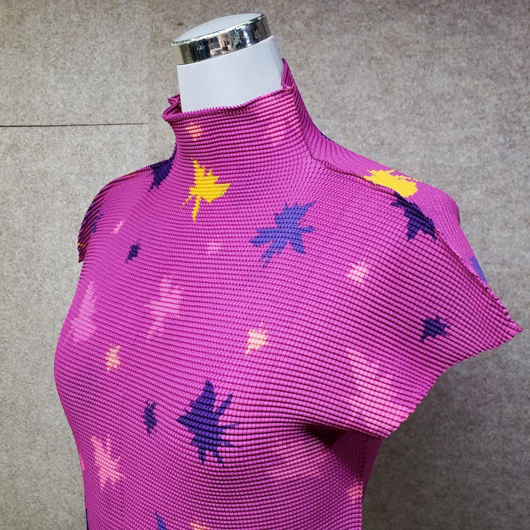 me　イッセイミヤケ　トップス　カットソー　ピンク　y6904i