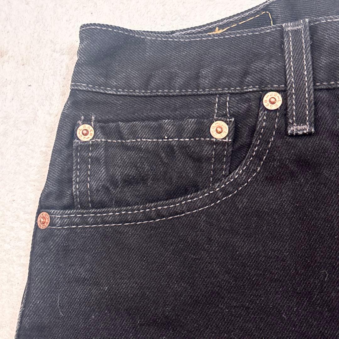 美品 Levi's 501-0660 USA製 後染 ブラック W32