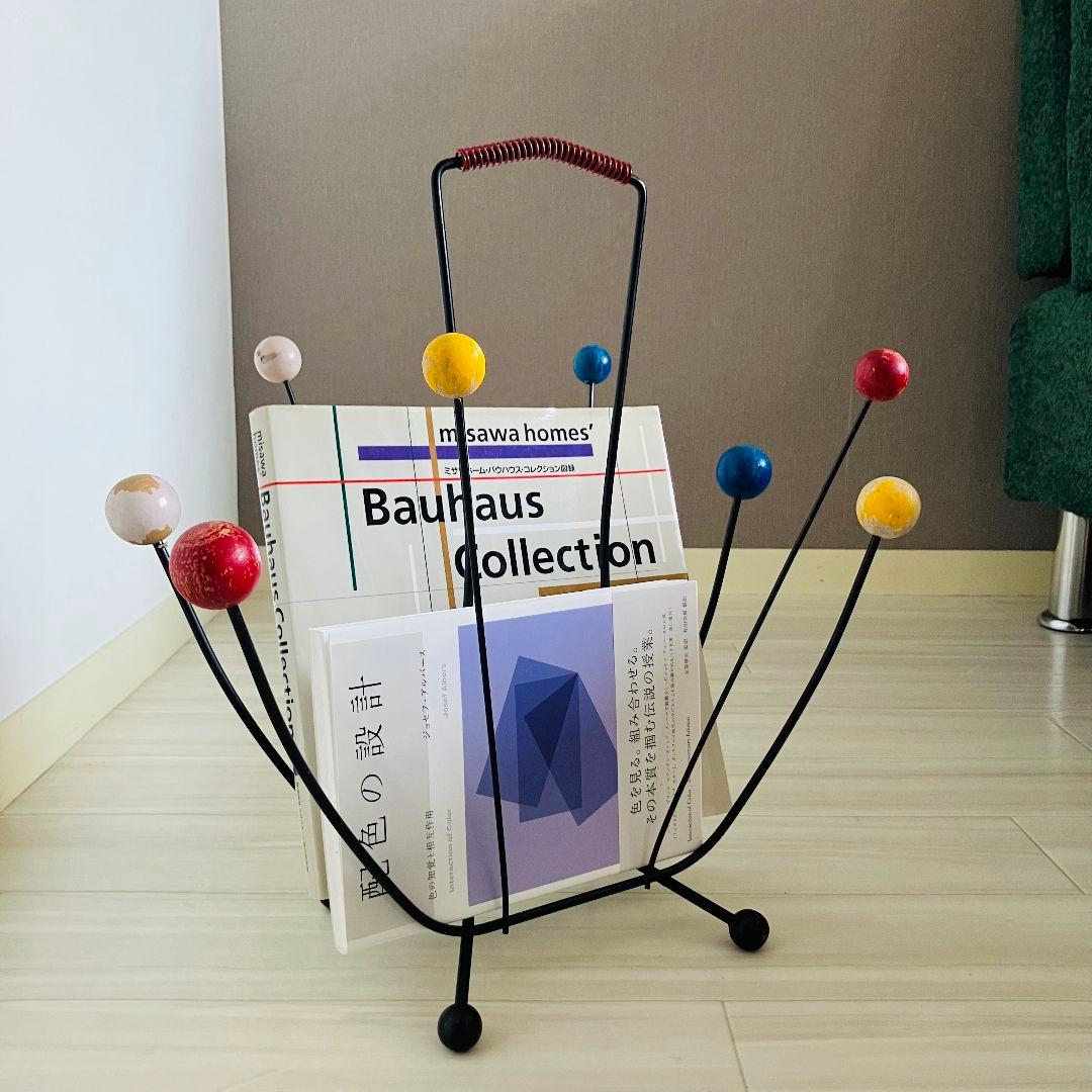 50'S 60'S アトミックマガジンラック ミッドセンチュリー