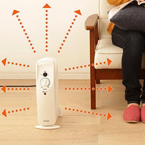 アイリスオーヤマ ヒーター オイルヒーター 3.3畳 ウェーブ型 500W 小b