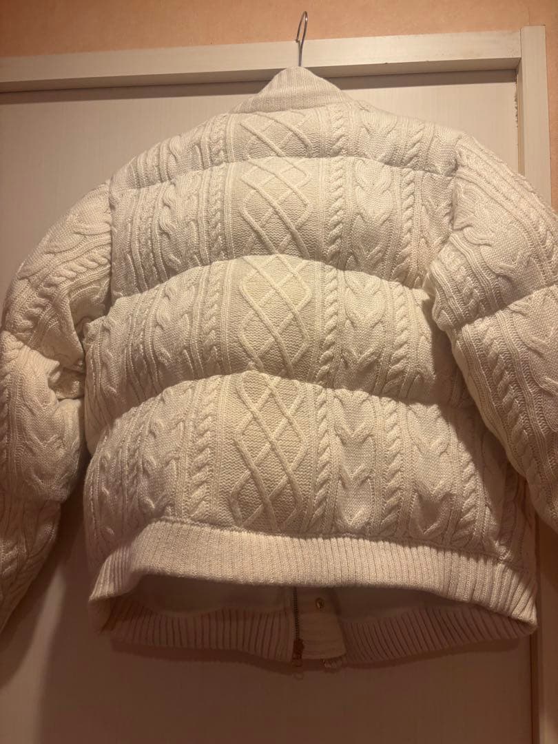 ambre neige ボリュームニットナカワタジャケット