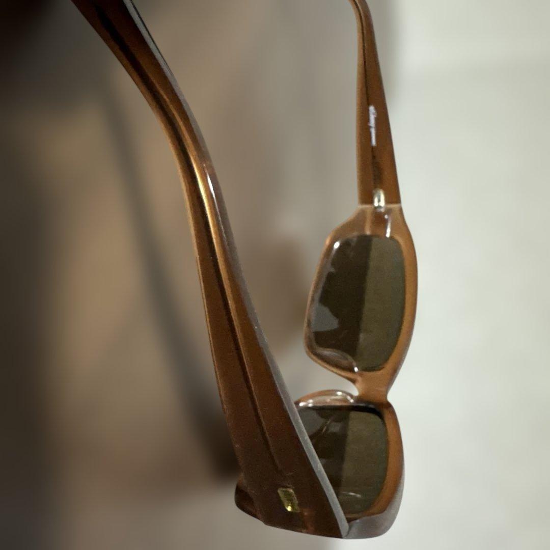 Stüssy ブラウン サングラス ケース付き