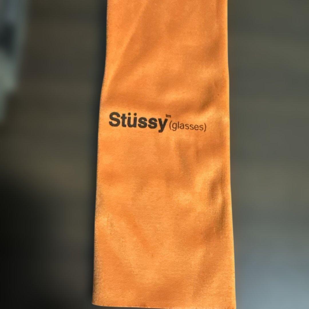 Stüssy ブラウン サングラス ケース付き