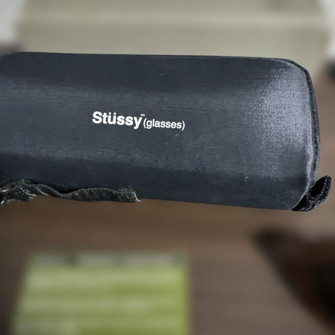 Stüssy ブラウン サングラス ケース付き