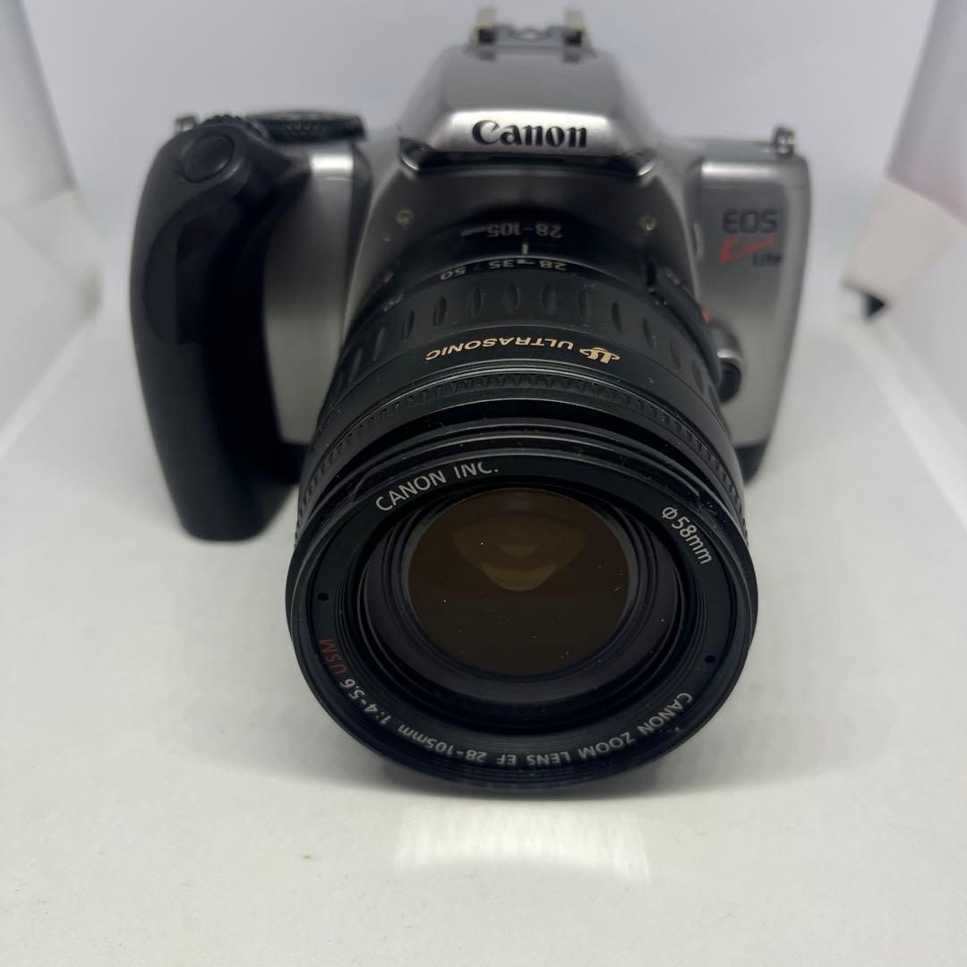 動作確認済 EOS Kiss Lite + EF 28-105mm フード付