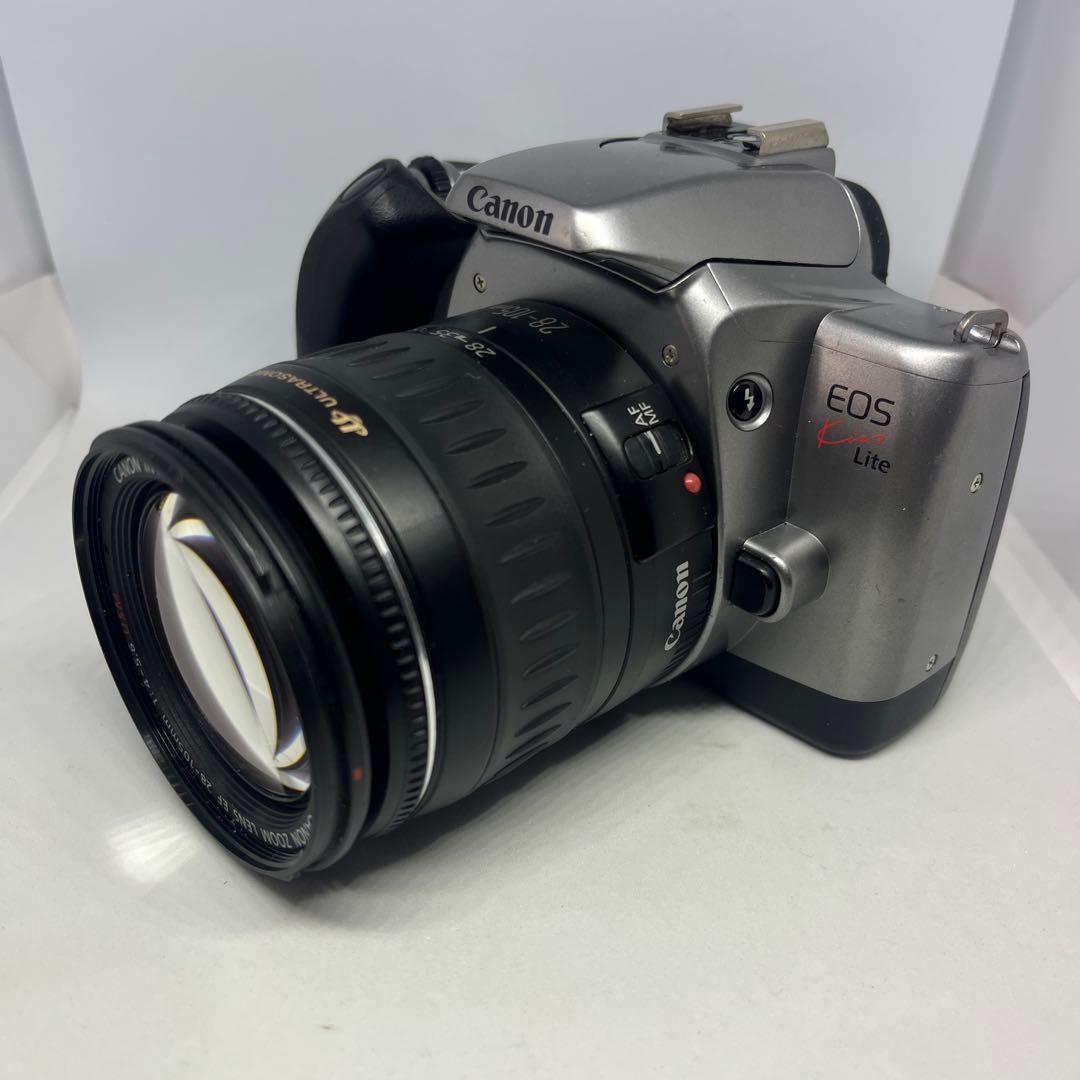動作確認済 EOS Kiss Lite + EF 28-105mm フード付