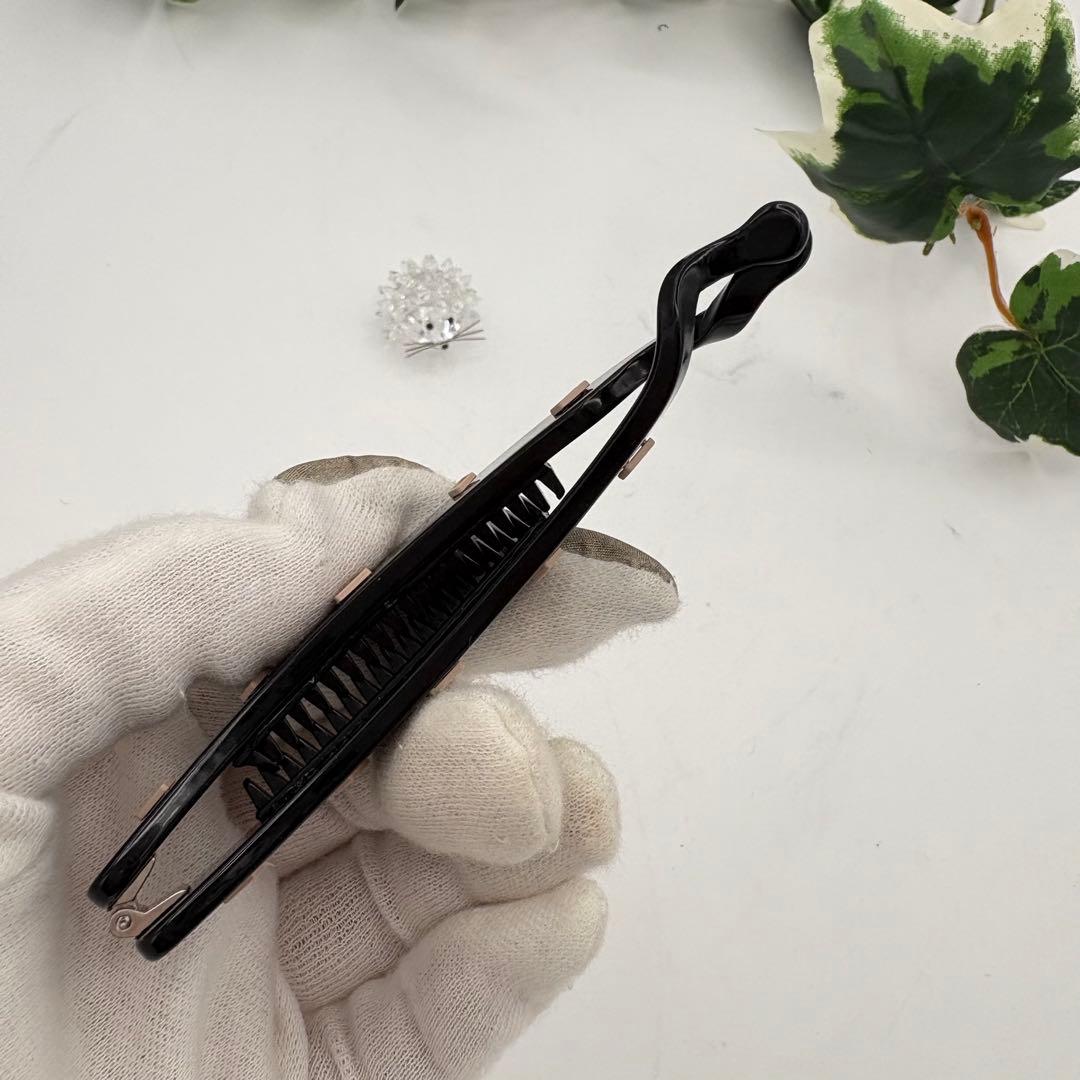 【こんぺいとう様】アレクサンドルドゥパリ　ロゴバナナクリップ　ヘアアクセサリー