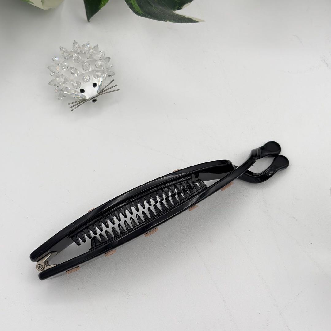 【こんぺいとう様】アレクサンドルドゥパリ　ロゴバナナクリップ　ヘアアクセサリー