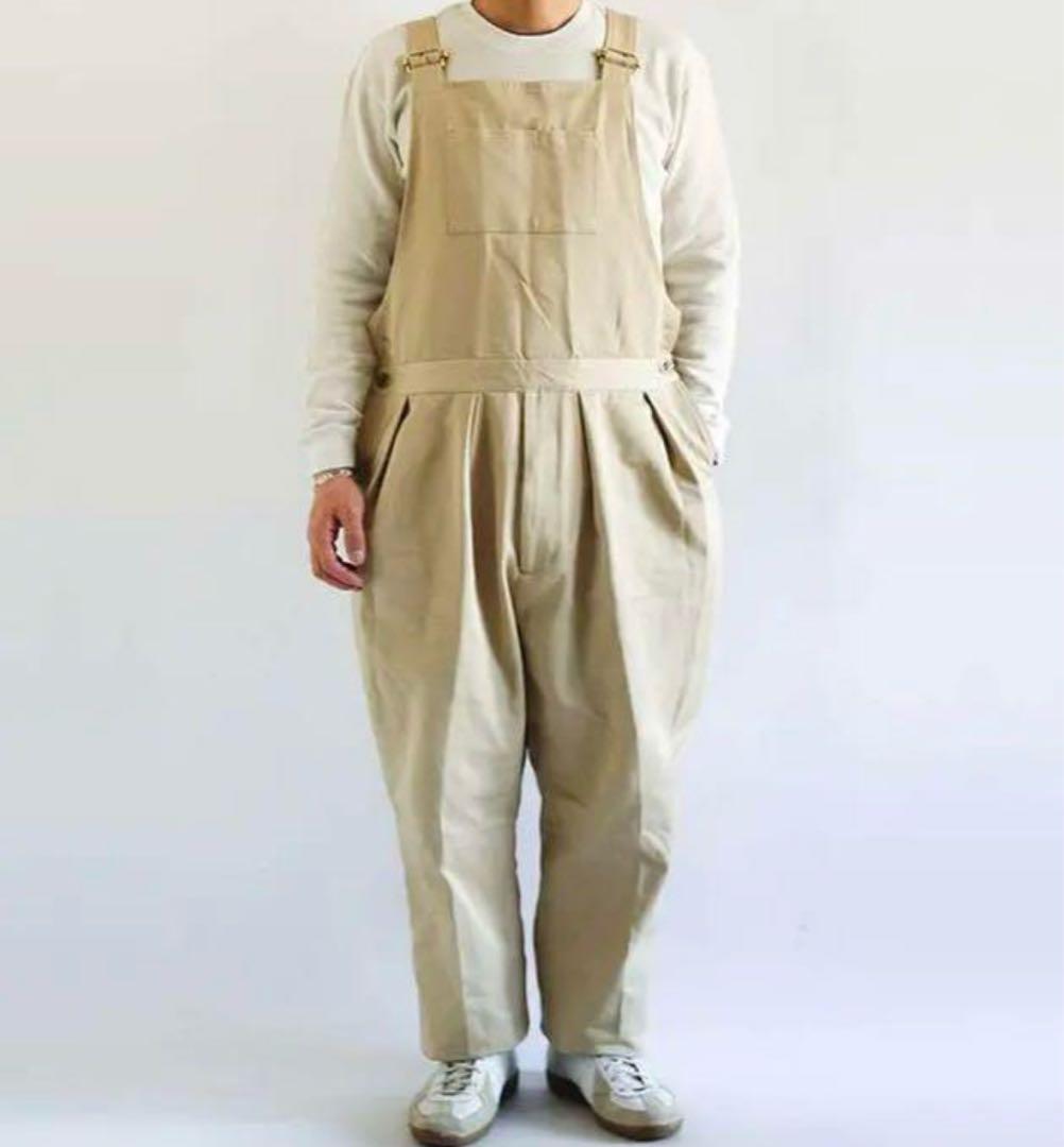 あ*じ様 NEAT オーバーオール　ベージュ