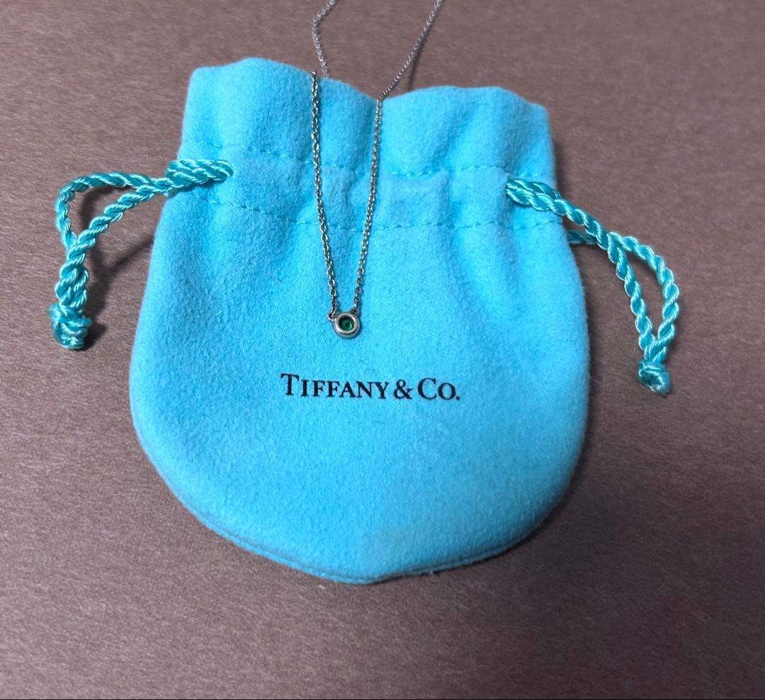 【箱無し】ティファニー ネックレス バイザヤード ガーネット
