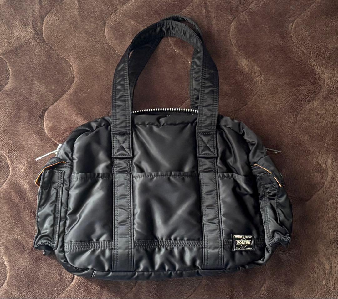 PORTER TANKER ボストンバッグ（Ｓ） ブラック　吉田カバン