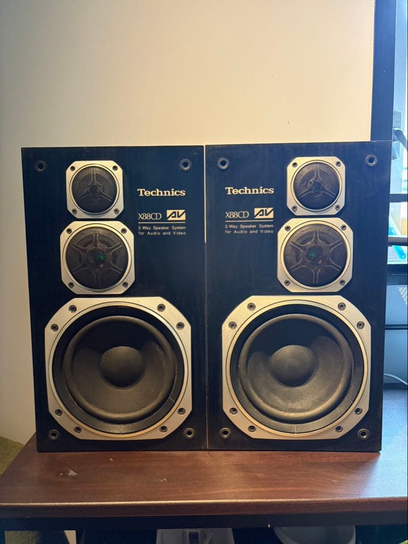 TechnicsテクニクスSB-S08 3WAYSPEAKER SYSTEMペア