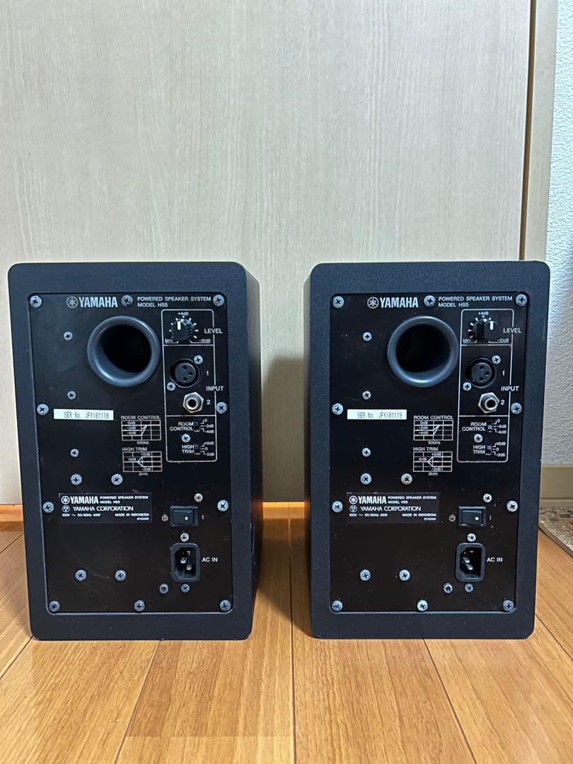 YAMAHA スタジオモニタースピーカー HS5 ペア２本