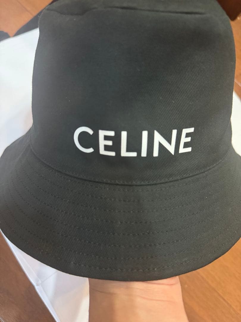 値下げ✨【CELINE】✨バケットハット黒メンズS美品