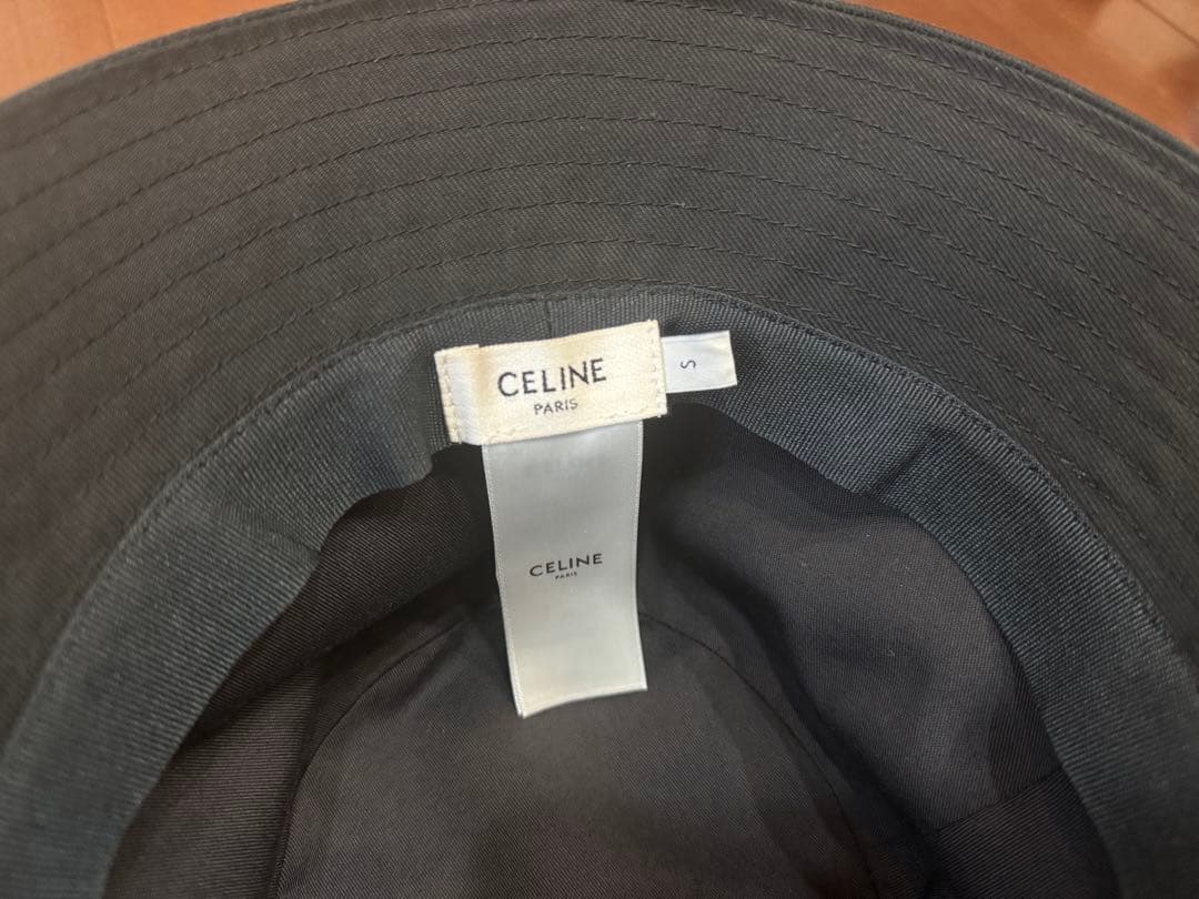 値下げ✨【CELINE】✨バケットハット黒メンズS美品