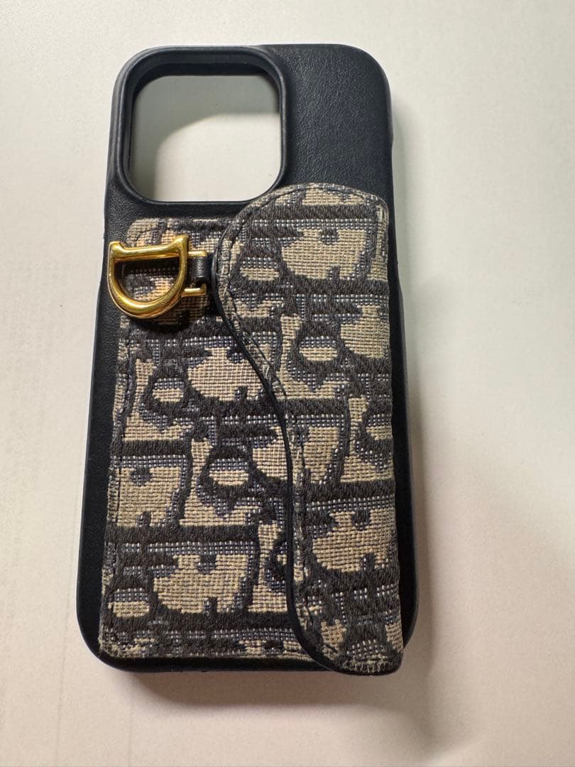 Dior Saddle iPhone15proケース ネイビー