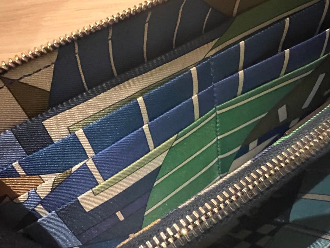HERMES アザップ シルクイン ゴールド ラウンドファスナー長財布