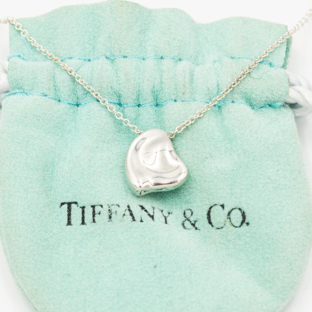 ティファニー フルハート ネックレス シルバー 42.2cm ポーチ付き