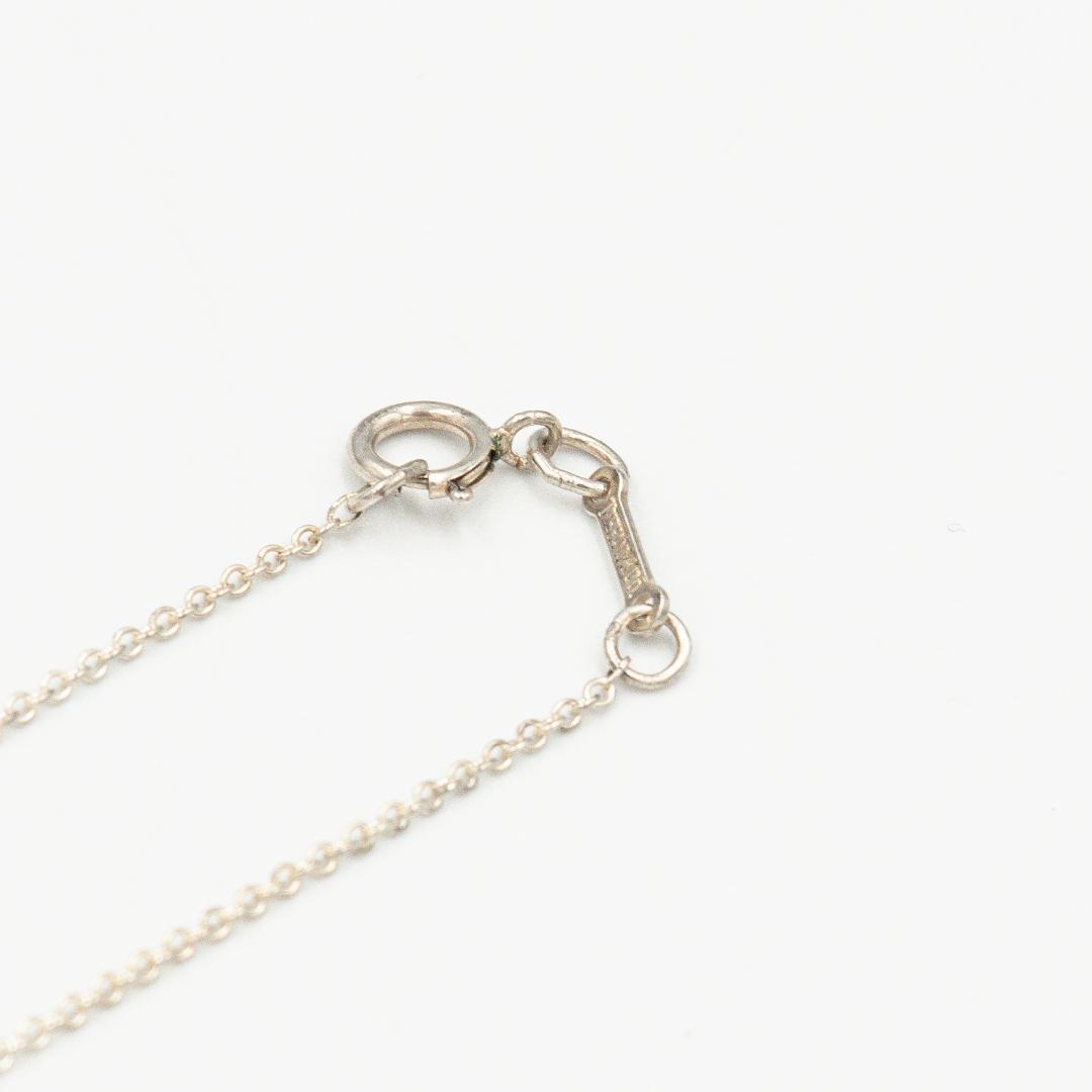 ティファニー フルハート ネックレス シルバー 42.2cm ポーチ付き