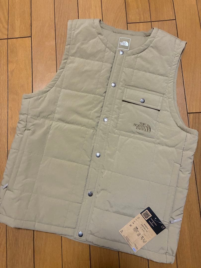 THE NORTH FACE キルティングベスト NY82330 ベージュ S