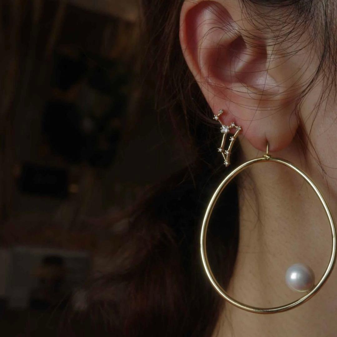 【未使用】rippmonster ピアス 星降る夜 bonne nuit 蠍座