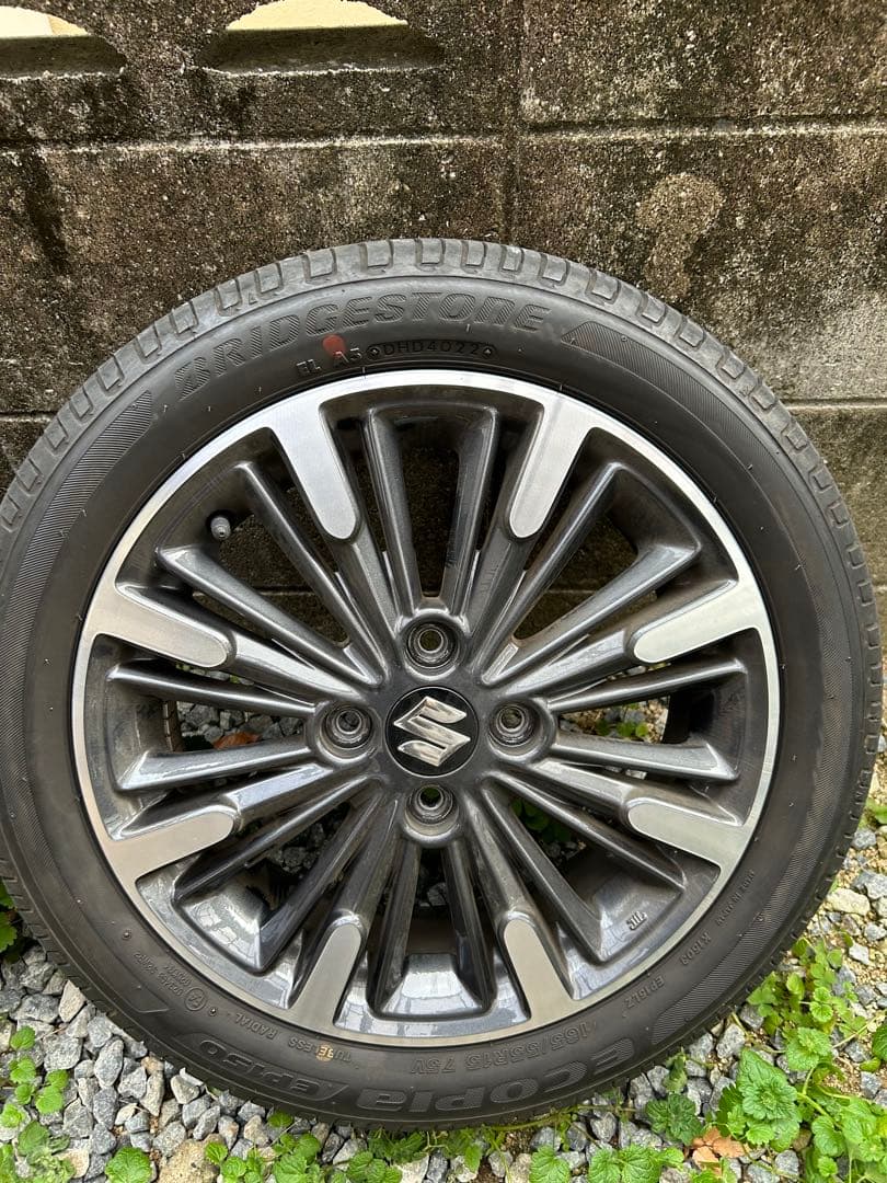 スズキ 15インチ ホイールセット エコピア