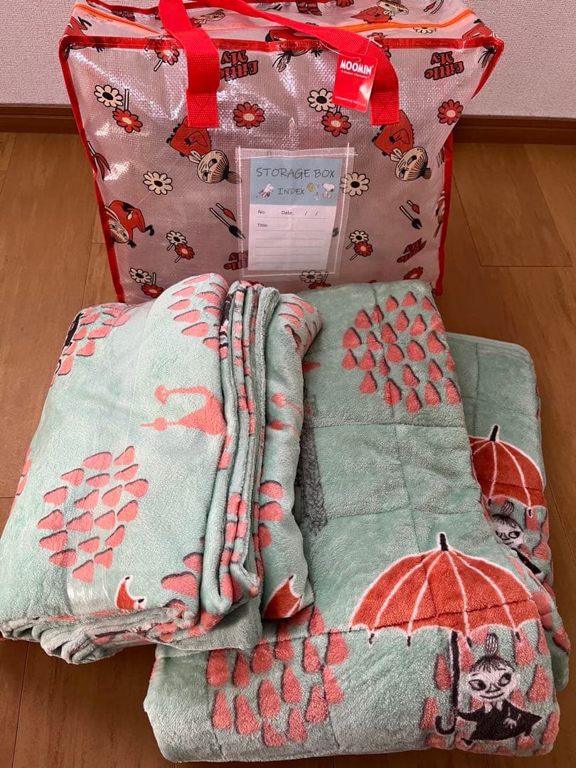 MOOMIN リトルミィ布団カバー、敷きパット