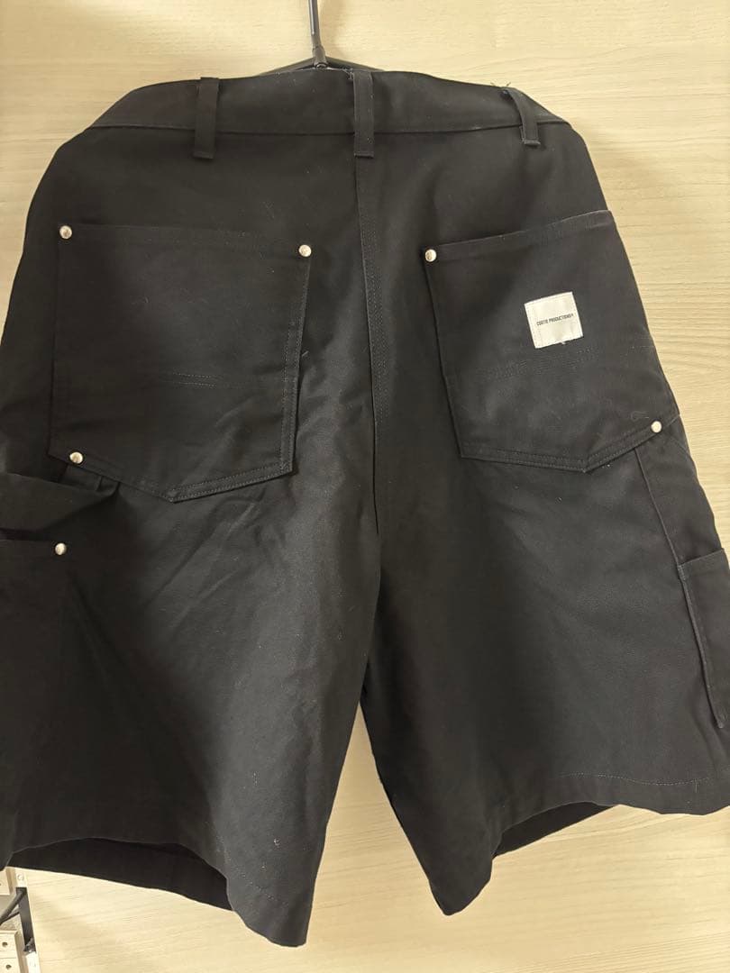 パンツ ABYSSDYED DUCKDOUBLE KNEE PAINTER SHORTS
