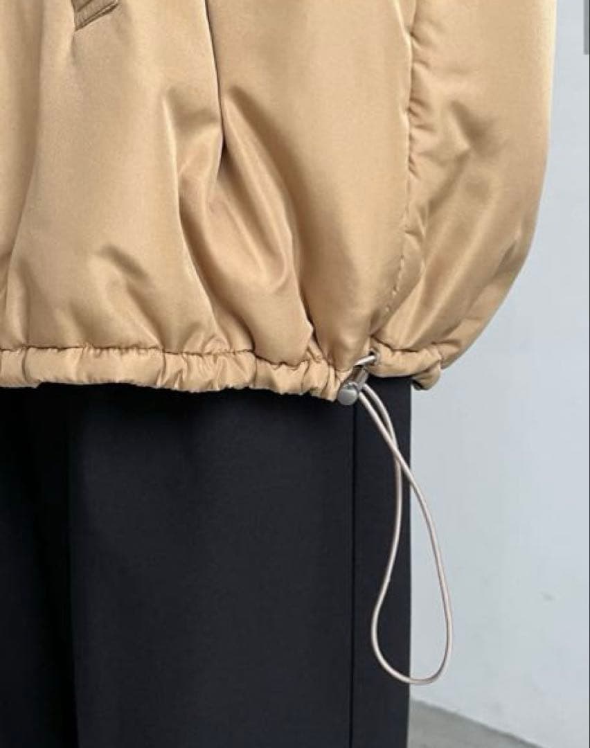 CAPRICIEUX LE'MAGE ドロストミドルコート ベージュ