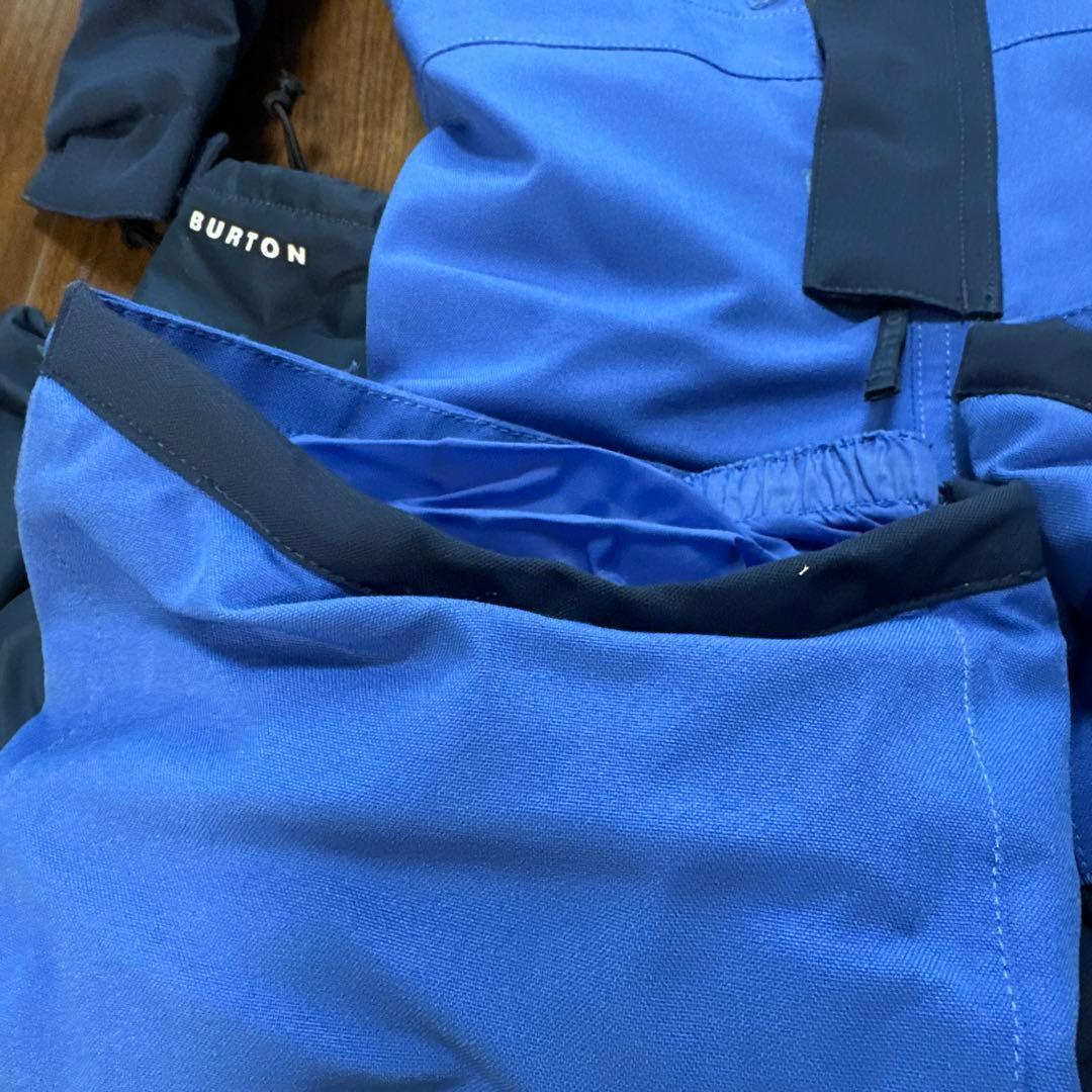 BURTON 子供用スキーウェア 4T ネイビー/ブルー 手袋セットキッズつなぎ
