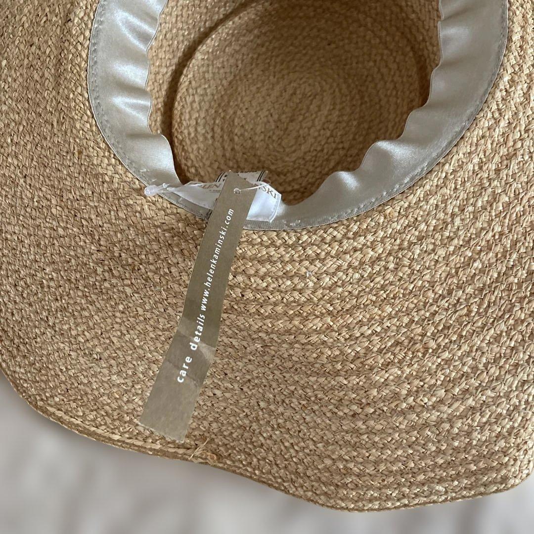 HELEN KAMINSKI ラフィア　麦わら帽子　タグつき