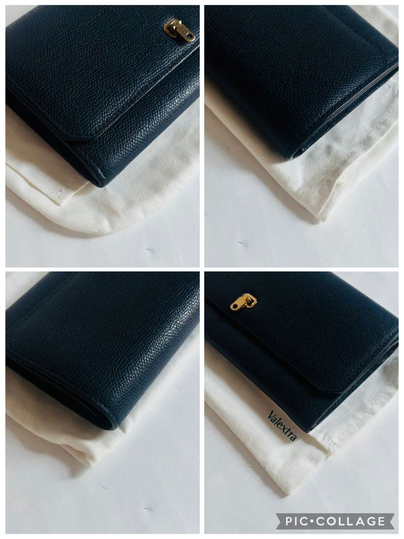 新品に近い　最終値下げ　ヴァレクストラ　長財布　Valextra 現行モデル