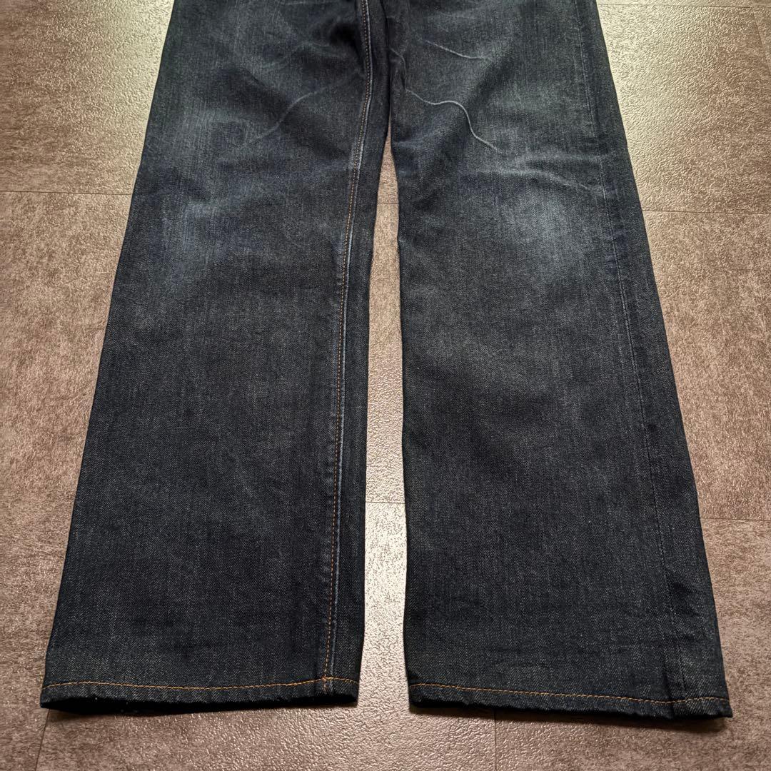 激レア グラッドハンド ストレートデニム 濃紺 ヒゲ 日本製 赤耳 y2k 30