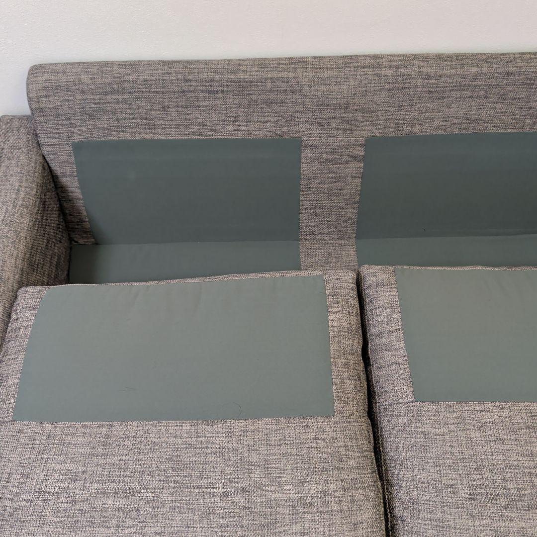 【東京都】ニトリ 布張りカウチソファ Nポケット A7 3人掛け FM-MO