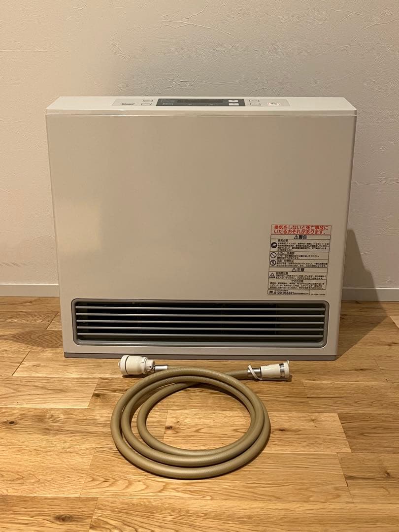 美品！リンナイ ガスファンヒーター RC-S5801E LPガス用 ガスコード付