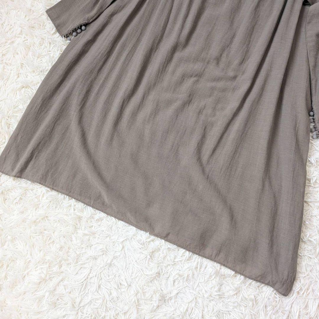 ARTS&SCIENCE【コットン&カシミヤ】長袖チュニック丈ワンピース 春秋冬