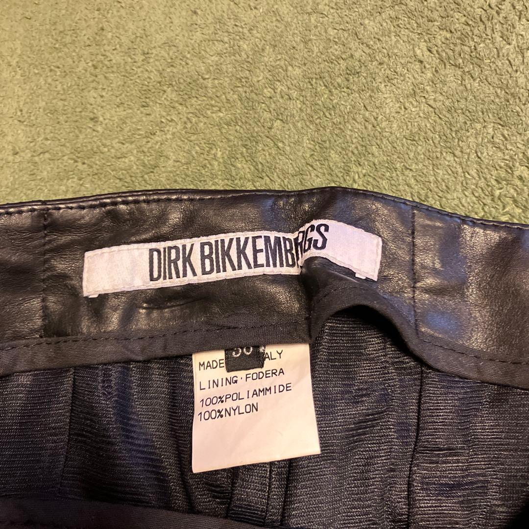 ダークビッケンバーグ　ハーフレザーパンツ　美品
