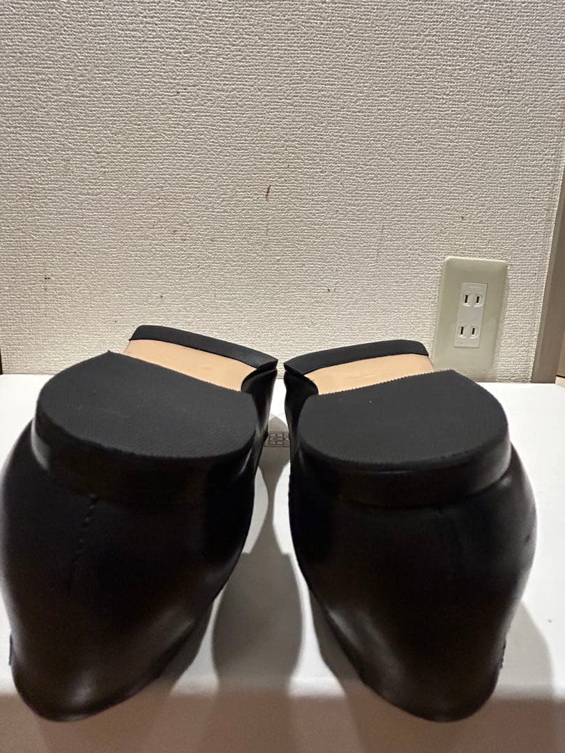 TOD'S 黒レザー ローファー 保存袋付き