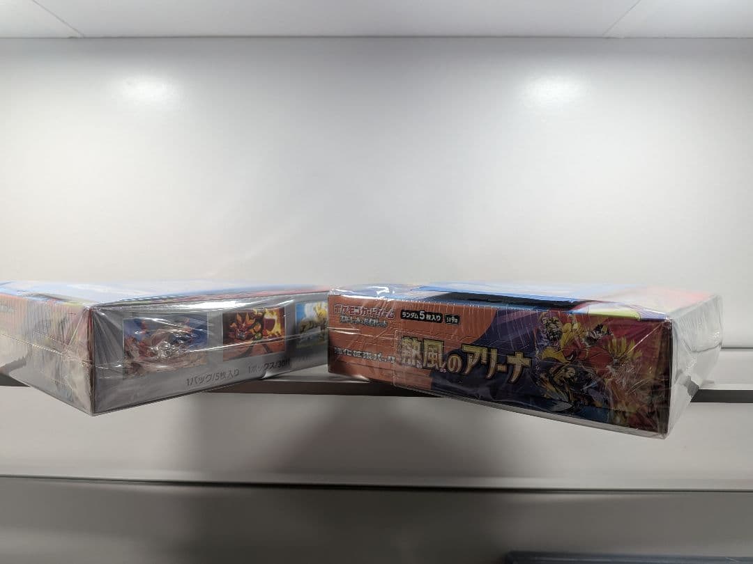 ポケモンカード　熱風のアリーナ2BOX　新品未開封 シュリンク付き、プロモカード