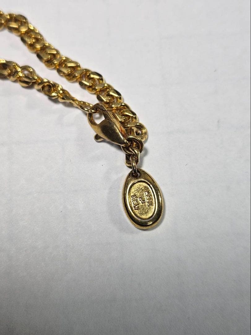 CELINE　セリーヌ　マカダム　ラインストーン　トリオンオフGP　ネックレス