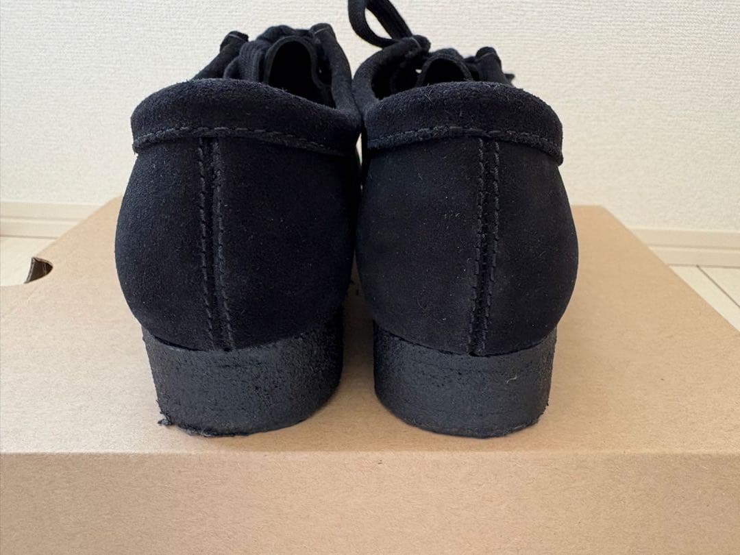 【着用2回のみ】クラークス　ワラビー　黒　UK6