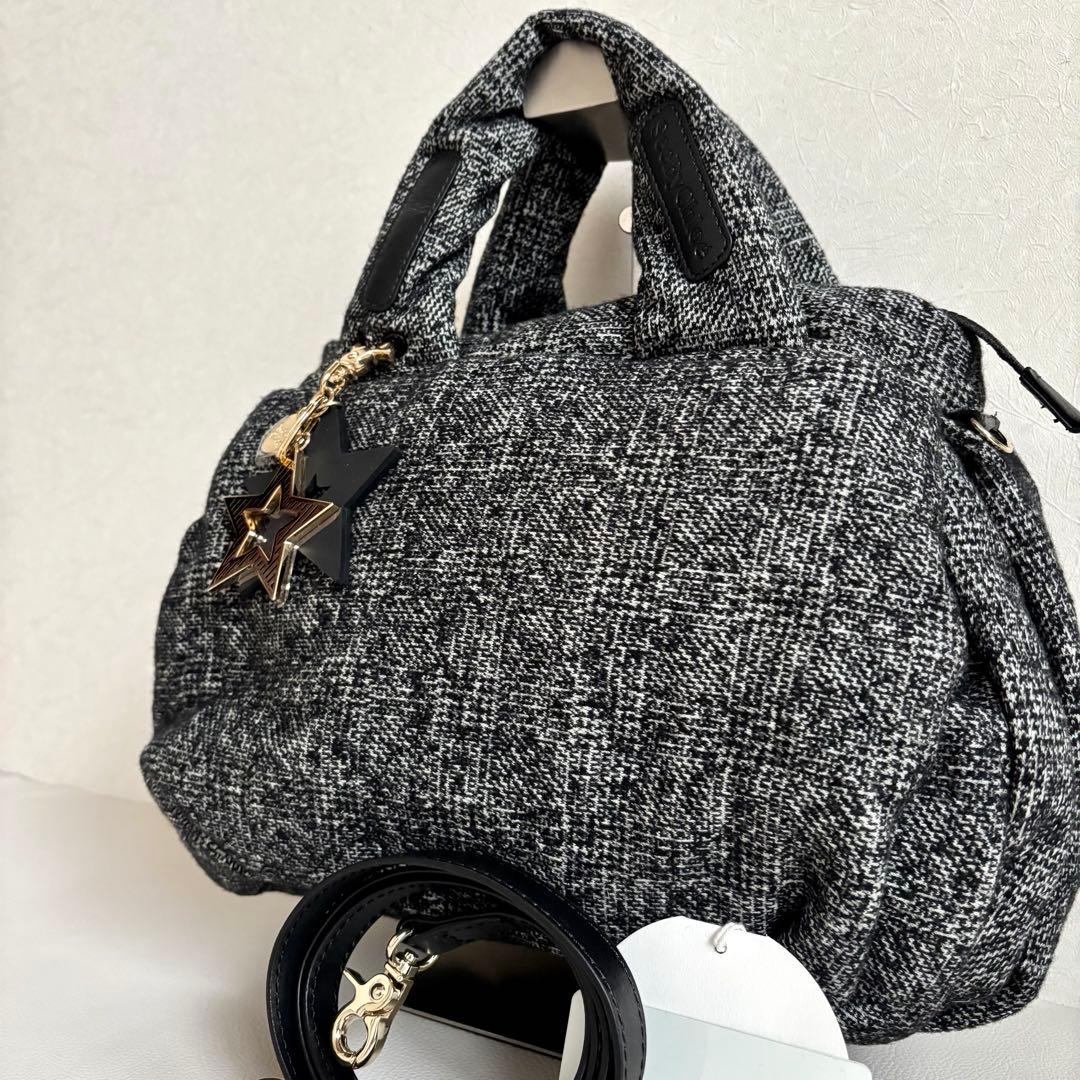 【未使用保管品】【シーバイクロエ】ツイード ジョイライダー 2wayバッグ