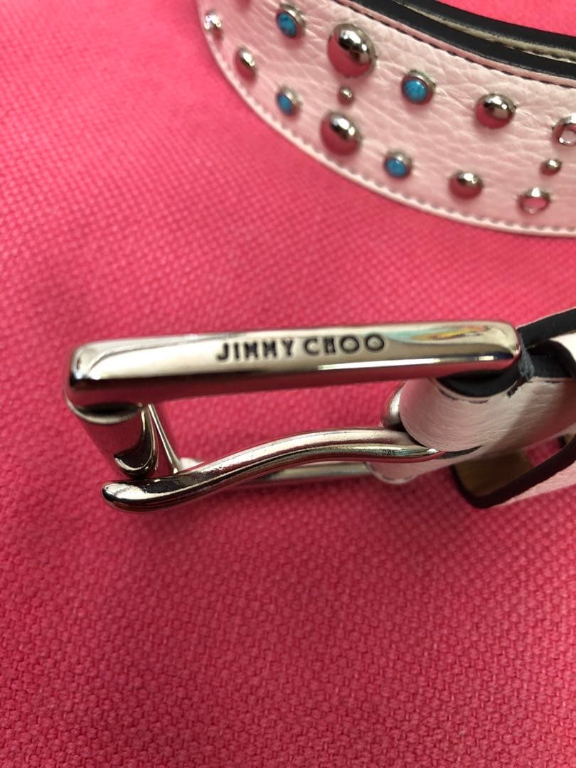 JIMMY CHOO ジミーチュウ　スタッズ付きレザーベルト
