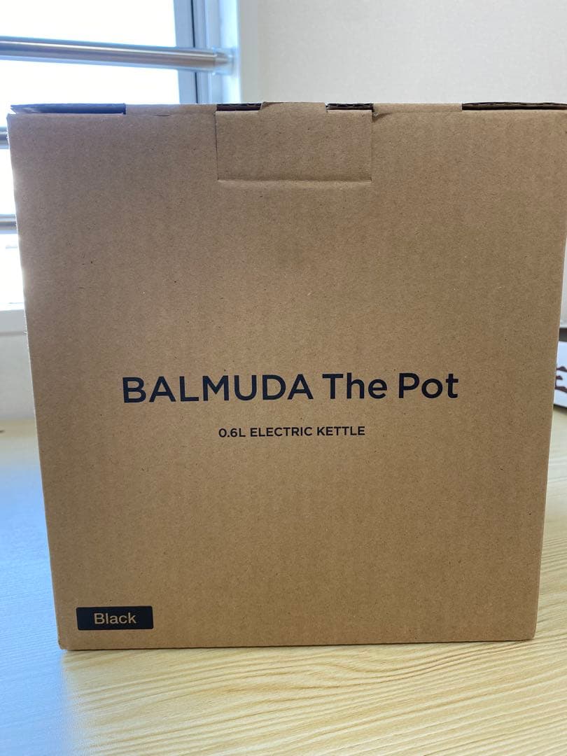 【新品】BALMUDA The Pot 0.6L 電気ケトル ブラック