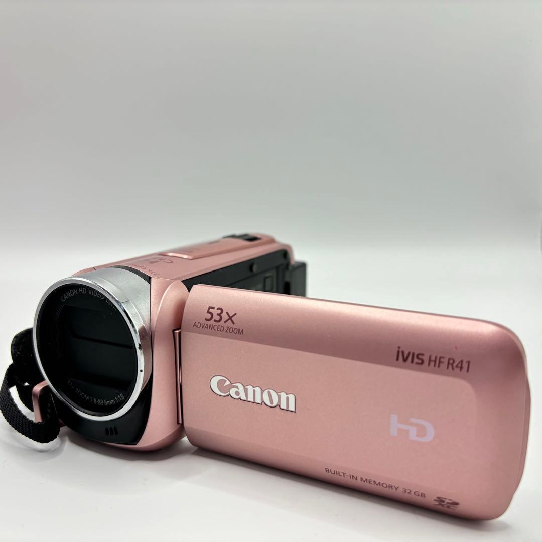 Canon ivis HF R41 ピンク　ビデオカメラ　iVISHFR41