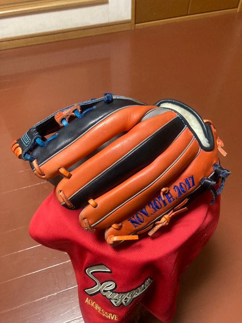 犬*叉様 スラッガー　軟式大人用内野手用グラブ