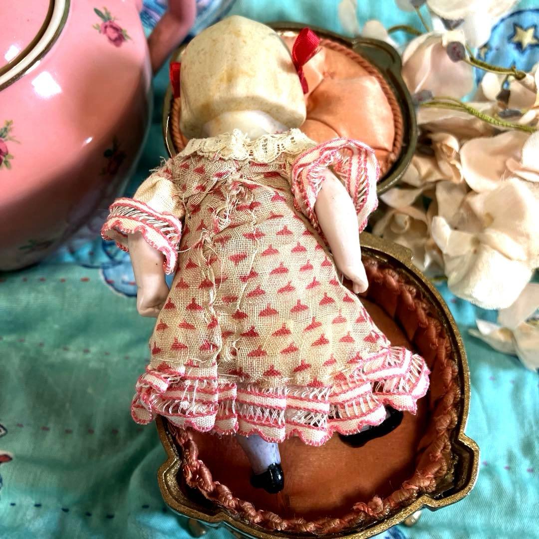 フランスアンティークミニョネット　ビスクドール　ドイツアンティークミニョネット